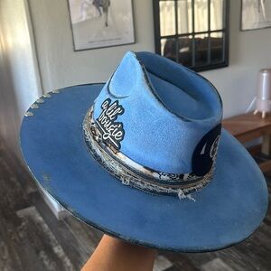 Custom Western Flat Brim Hat